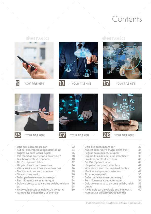 Digital Magazine Template Free corporate digital magazine template by keboto graphicriver