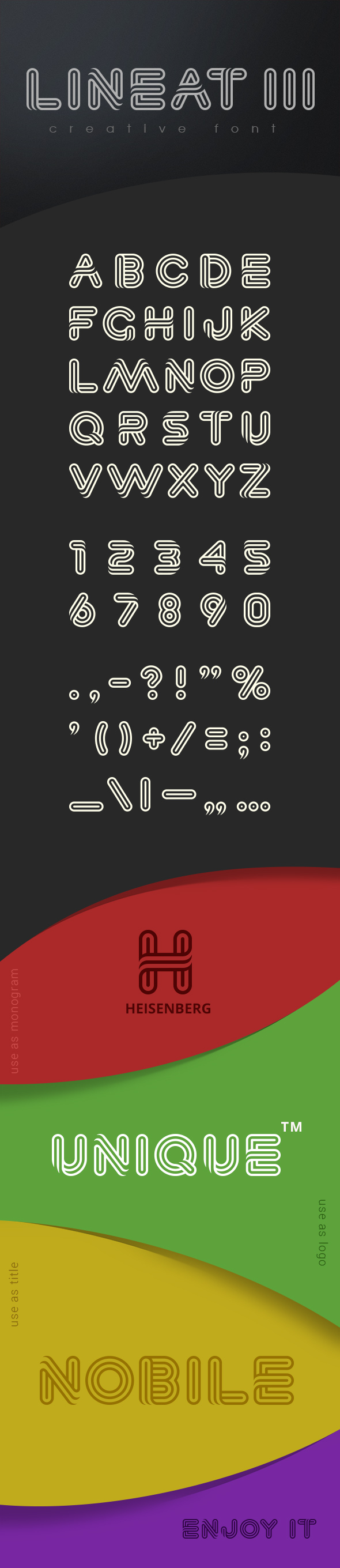 Lineat III Font - Fonts