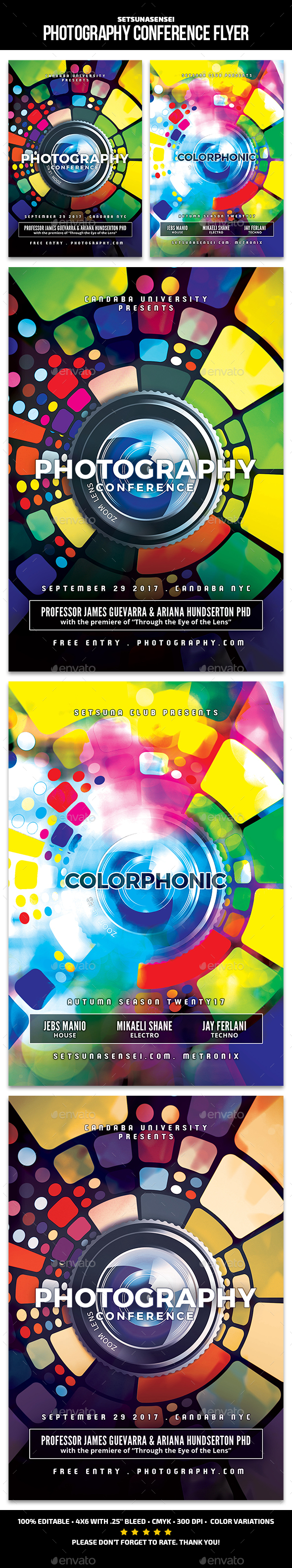 Photography Conference Flyer - Clubs & Parties Events