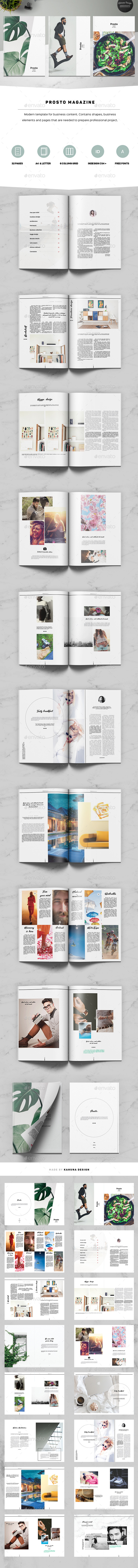 Prosto Universal Magazine - Magazines Print Templates