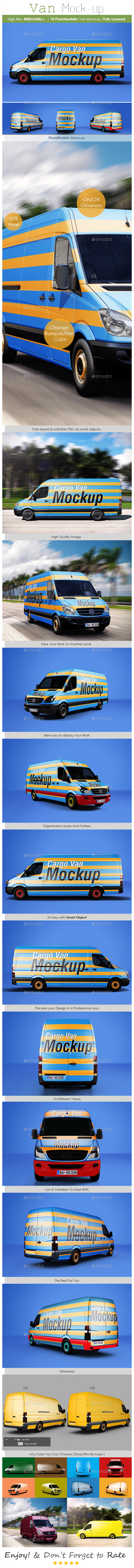 Van Mockup - Vehicle Wraps Print