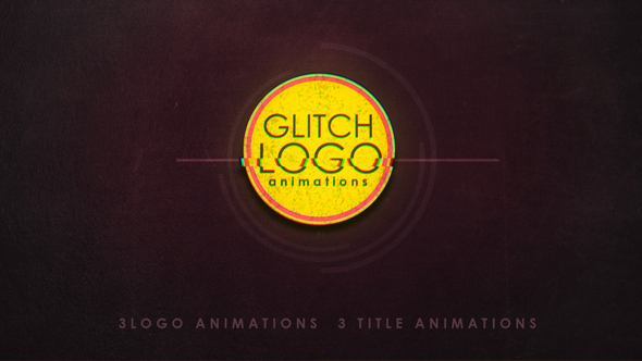 Glitch logo - VideoHive 19910641