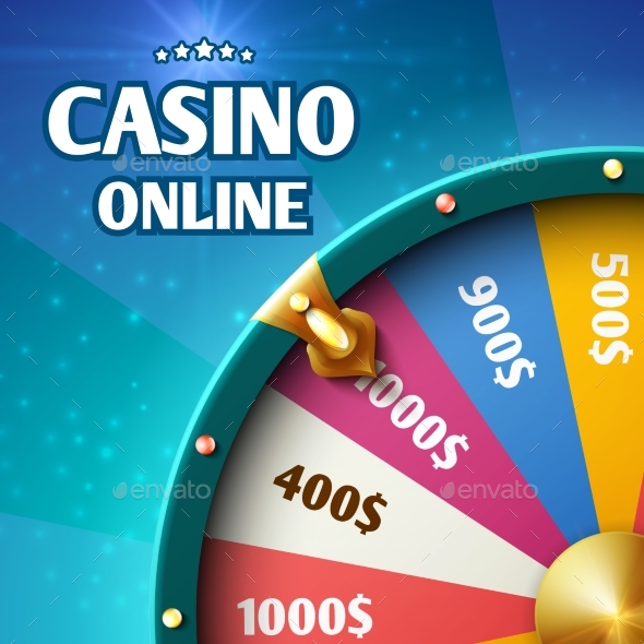Internet Casino Marketing Background - Miscellaneous Vectors