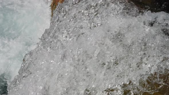 Closeup of a Cascade of Dynjandi Falls Westfjords Iceland alt