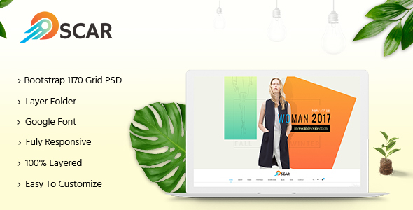 Oscar - Multipurpose PSD Template - Shopping Retail