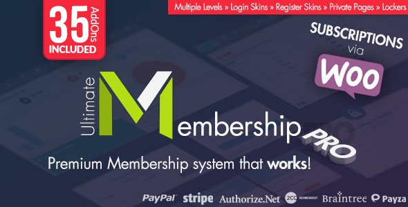 Ultimate Membership Pro WordPress Plugin - CodeCanyon Item for Sale