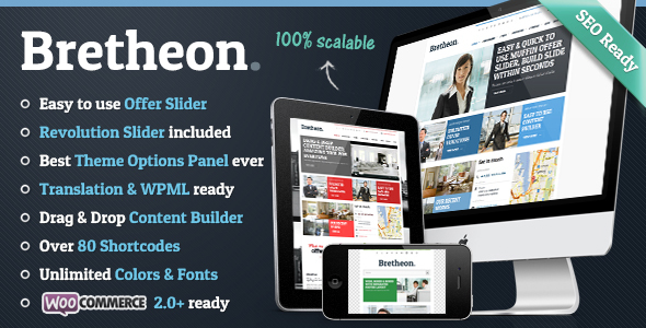 Bretheon WordPress Theme - Business Corporate