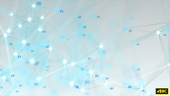 Flying Numbers Network Background 1