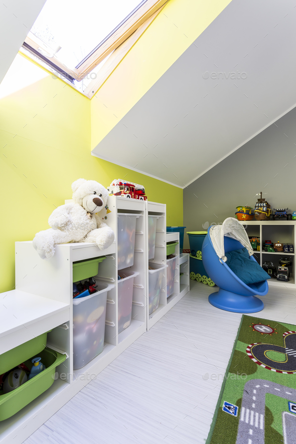 Unisex play room for kids