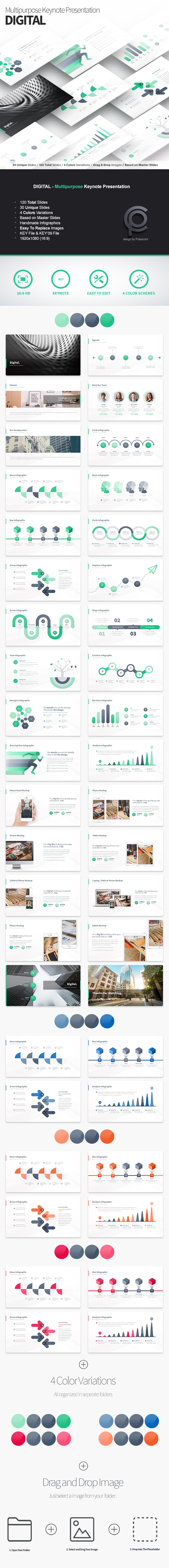 Digital - Multipurpose Keynote Presentation - Business Keynote Templates