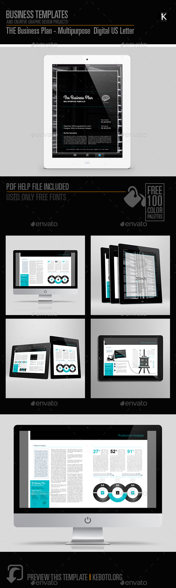 THE Business Plan Multipurpose Digital US Letter THE Business Plan Multipurpose Digital US Letter