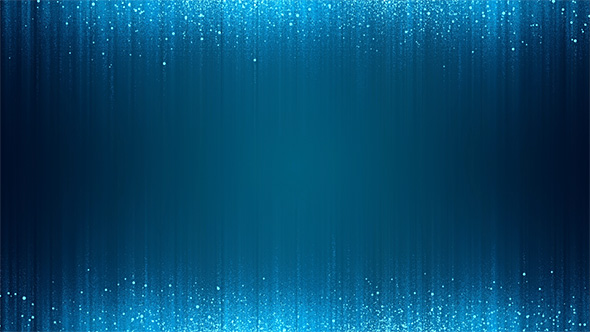 Blue Glitter Particles Background - 2 Clips
