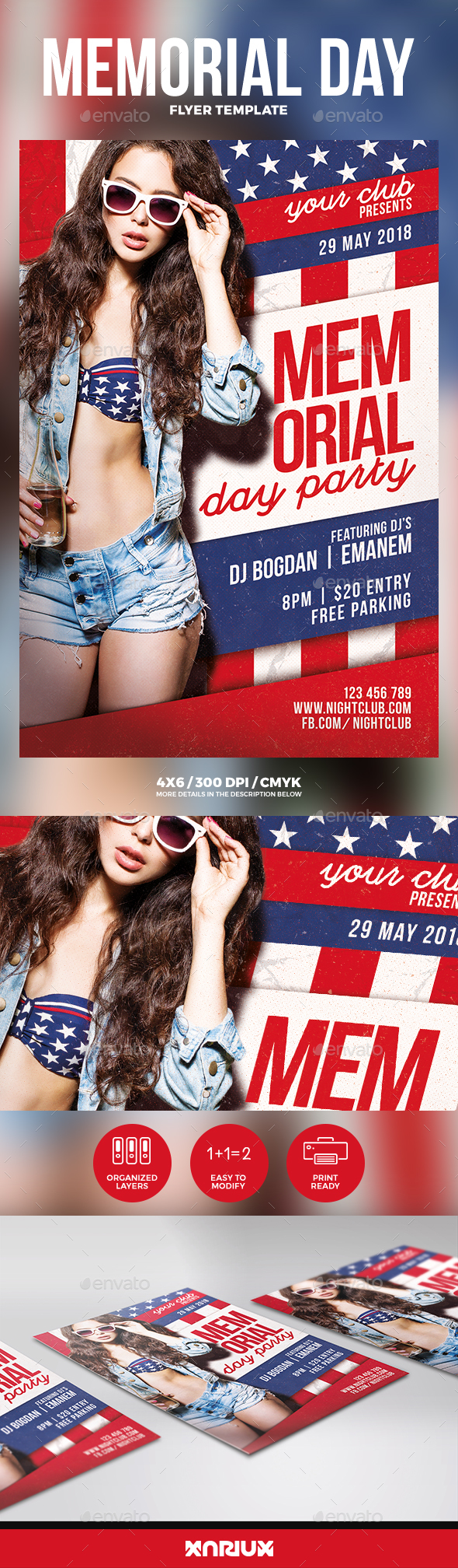 Memorial Day Flyer - Events Flyers
