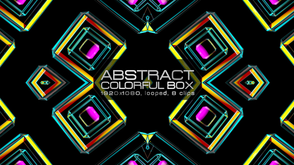 Abstract Colorful Box VJ Pack alt