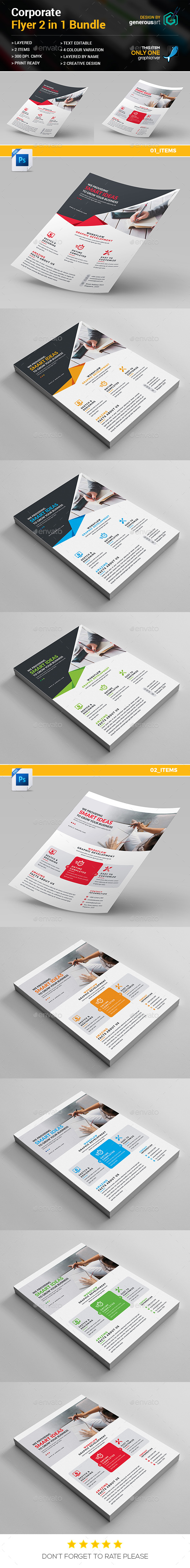 Flyers Bundle_2 in 1 - Flyers Print Templates