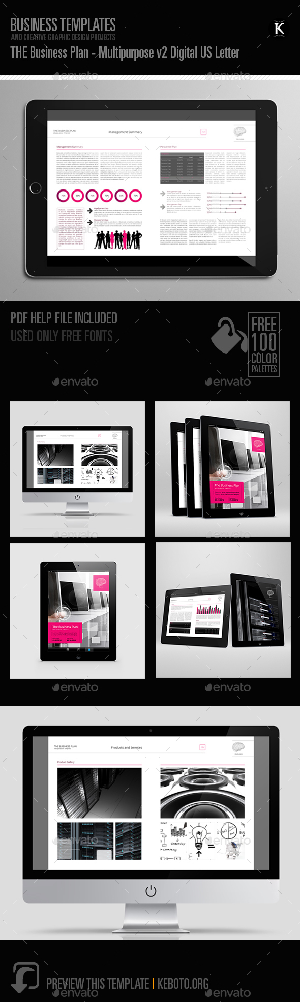 THE Business Plan Multipurpose v2 Digital Letter THE Business Plan Multipurpose v2 Digital Letter