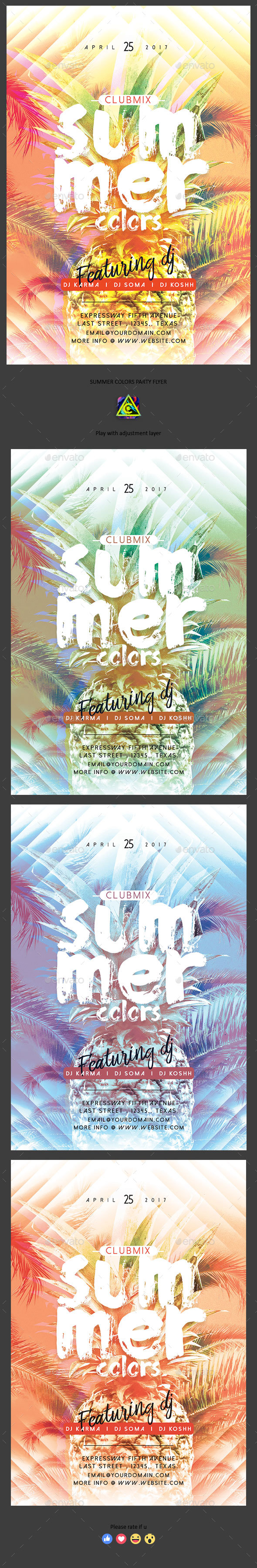 Summer Colors Party - Clubs & Parties Events