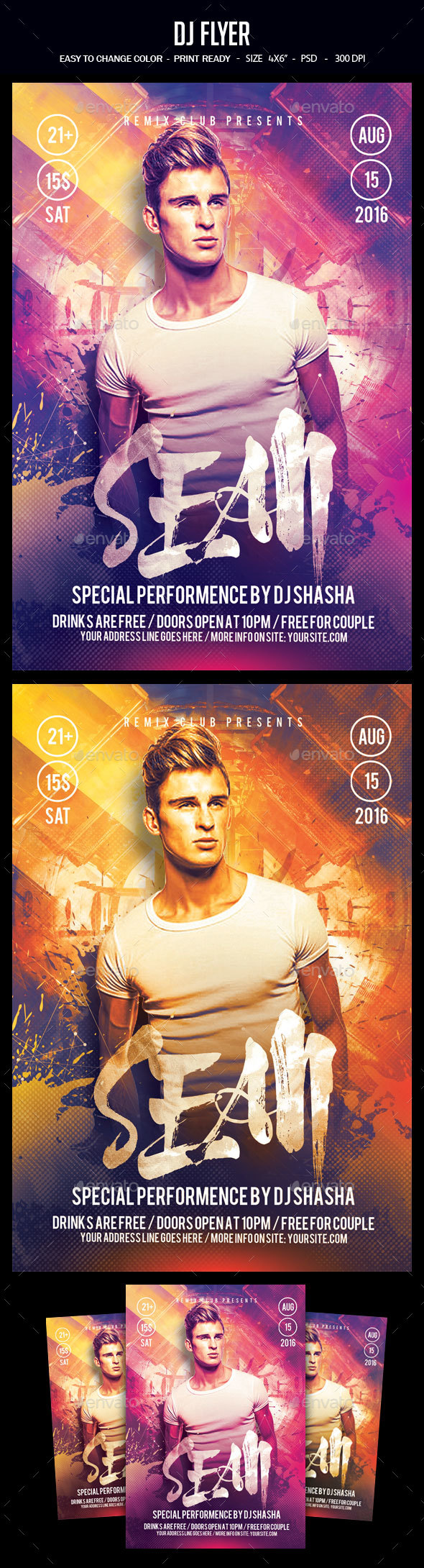 Dj Flyer - Clubs & Parties Events