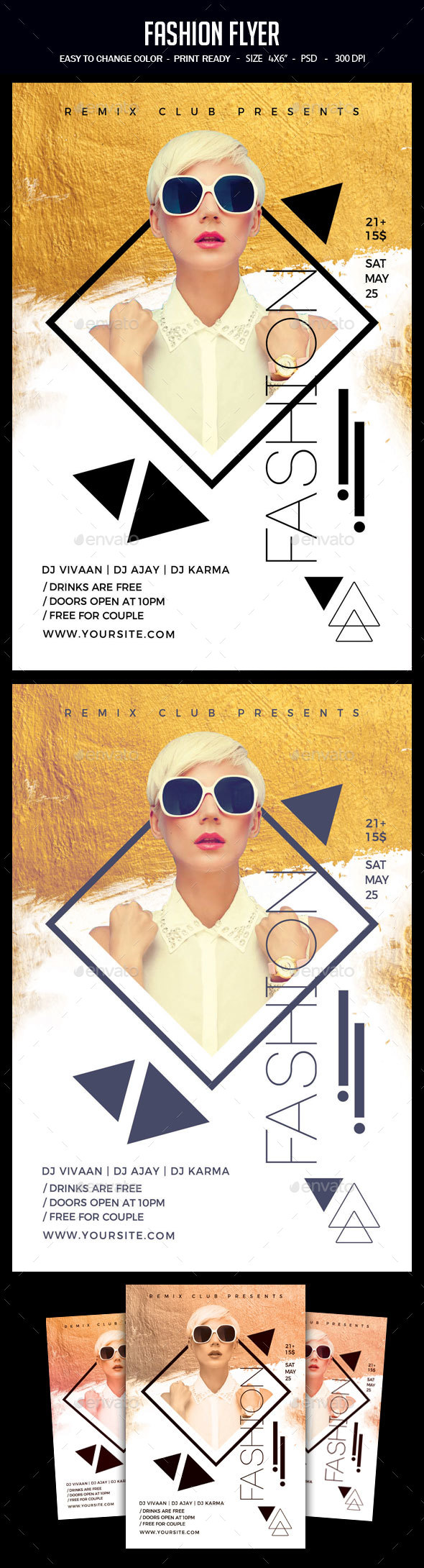 Fashion Flyer - Clubs & Parties Events