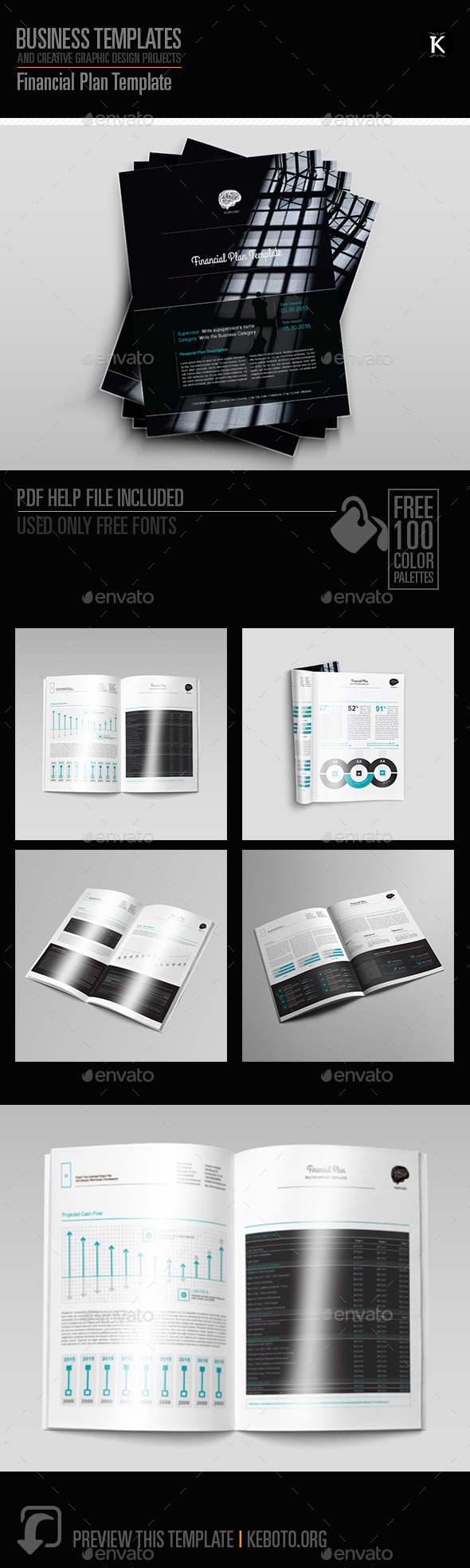 Financial Plan Template - Miscellaneous Print Templates