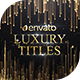 Luxury Titles - VideoHive Item for Sale