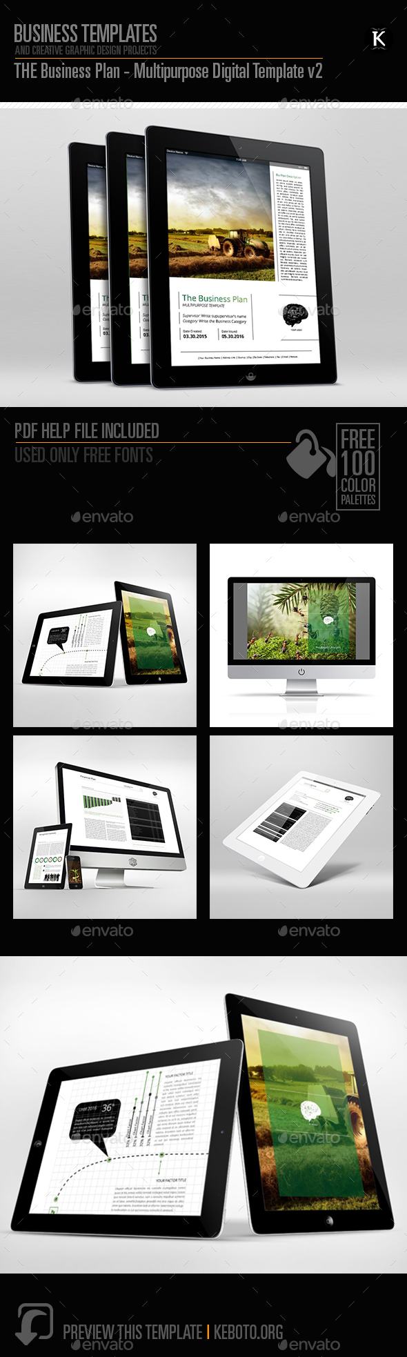 THE Business Plan - Multipurpose Digital Template - ePublishing