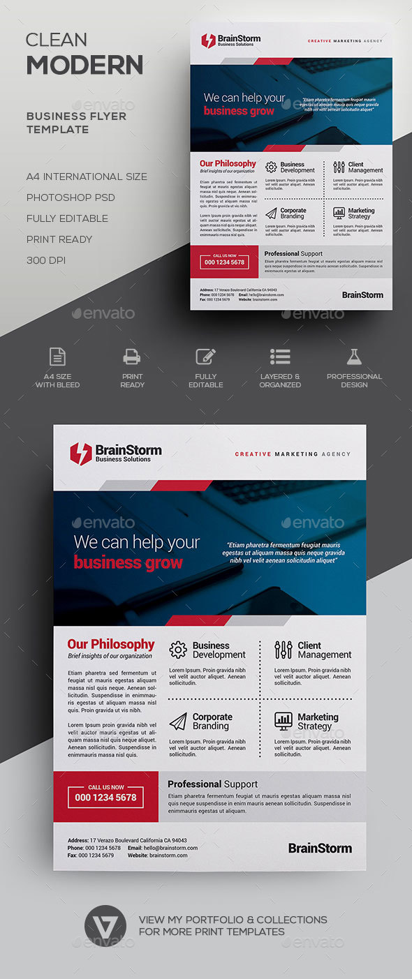 Business Flyer Template - Corporate Flyers
