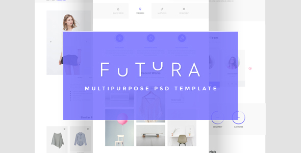 Futura - Multipurpose PSD Template - Corporate PSD Templates