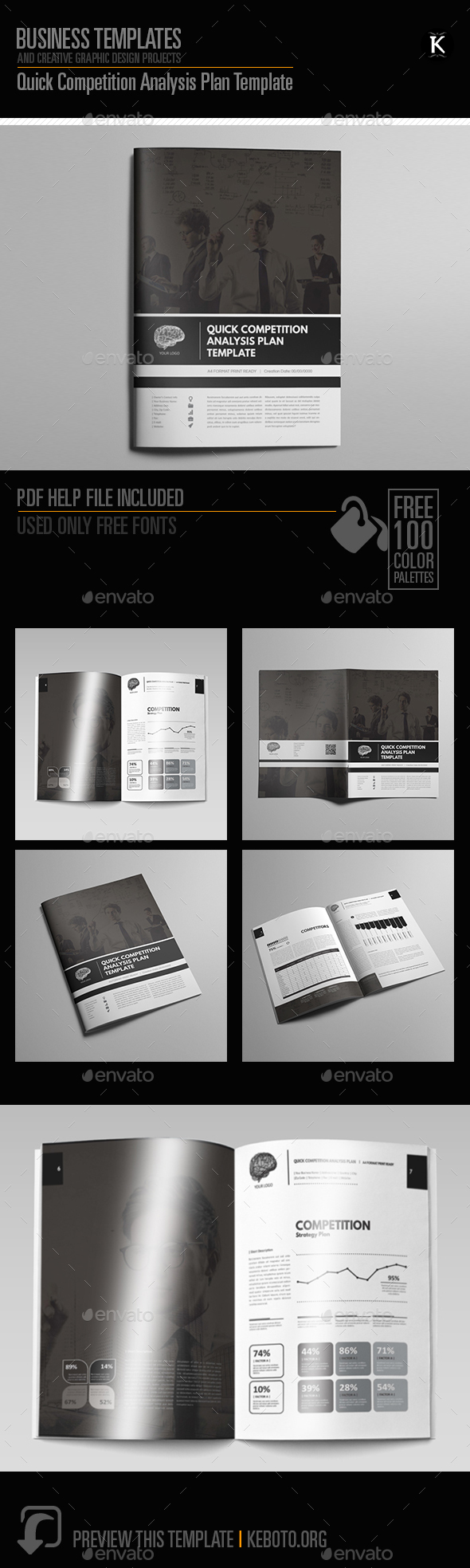 Quick Competition Analysis Plan Template - Miscellaneous Print Templates