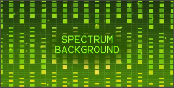 Green Spectrum Wall Background
