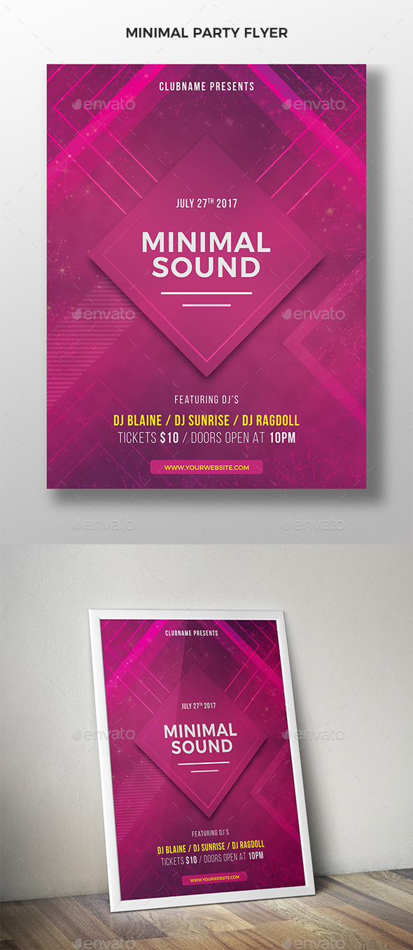 Electronic Party Flyer - Clubs & Parties Events