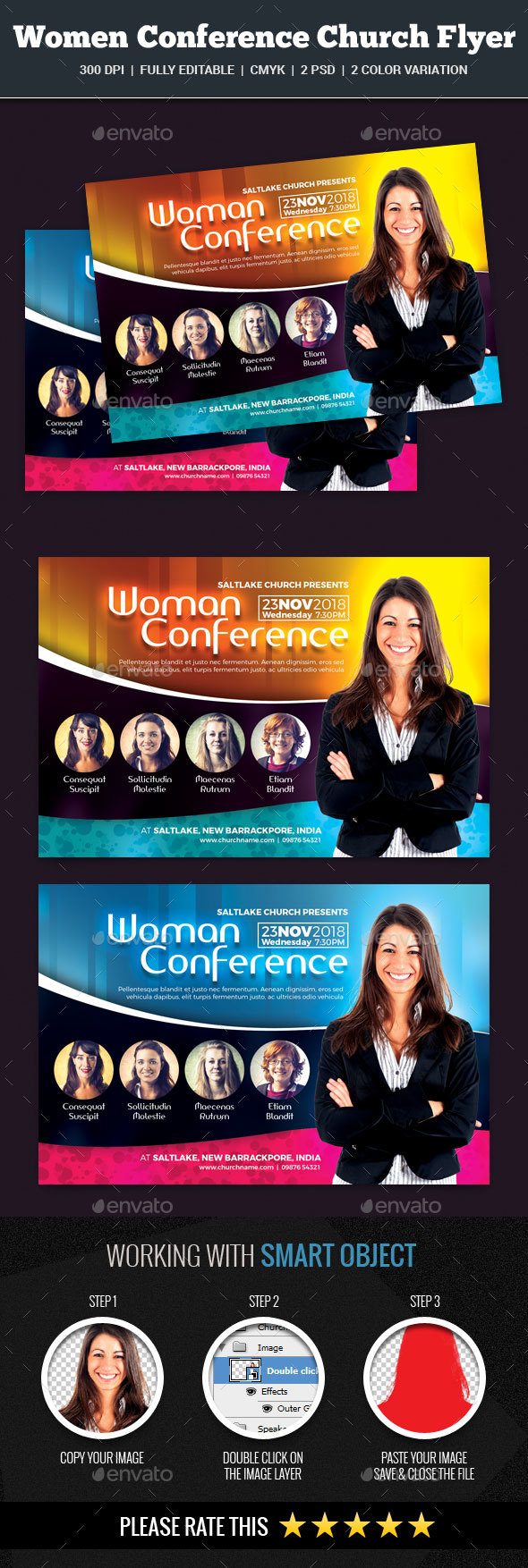 Woman Conference Church Flyer - Church Flyers