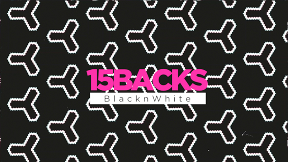 15 Backs Black n White