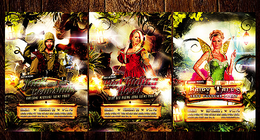 Costume Party Flyers