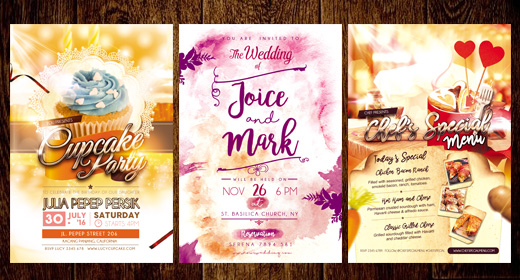 Miscellaneous Flyers and Invitations