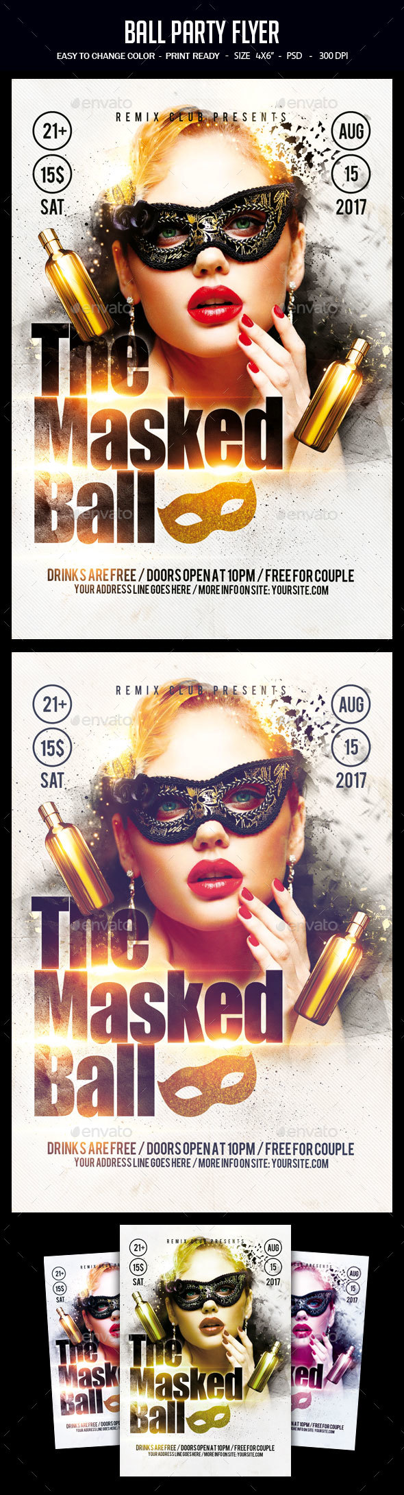 Ball Party Flyer - Clubs & Parties Events
