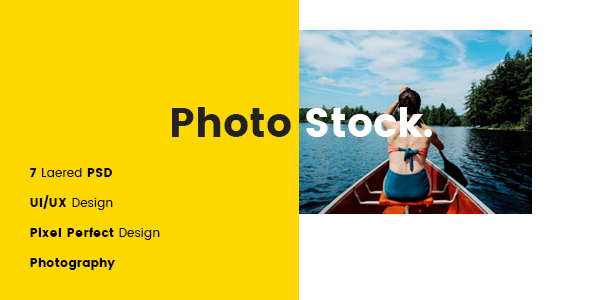 Photostock PSD Template