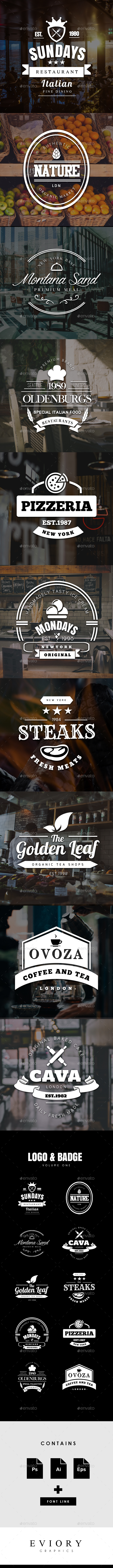 Logos & Badges vol. 1 - Badges & Stickers Web Elements