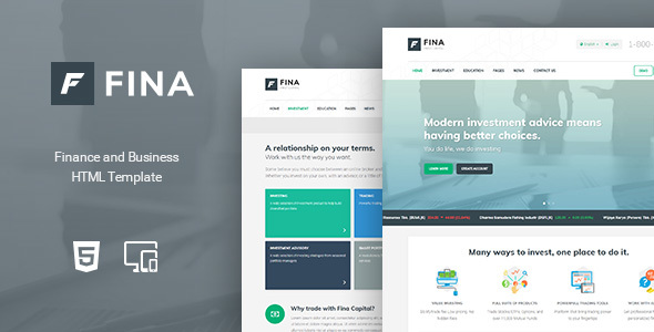 Fina - Finance and Business HTML Template - Business Corporate