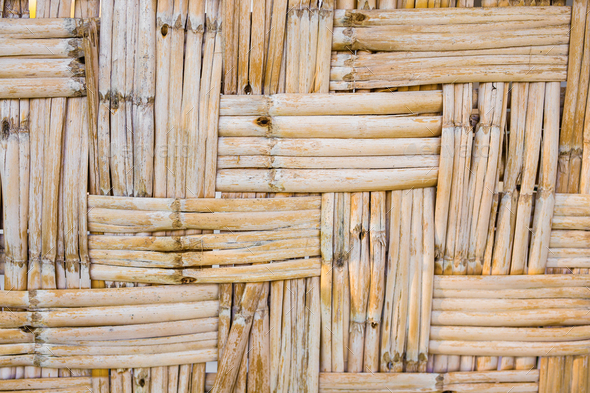 Wood Bamboo Mat Texture Background Stock Photo By Satura Photodune