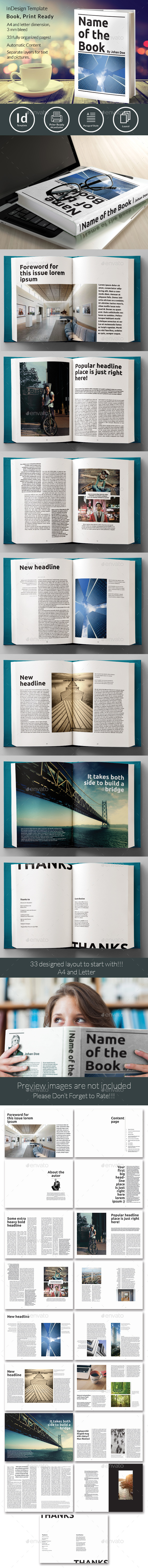 Book Template No3 - Miscellaneous Print Templates