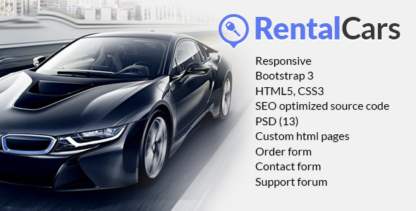 Rental Cars - Car Rental HTML Website Template - Business Corporate