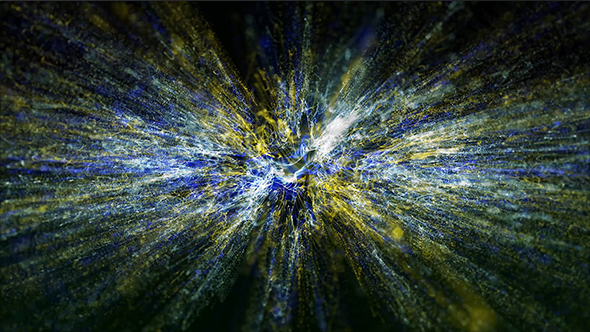 Fantastic Color Particles Background