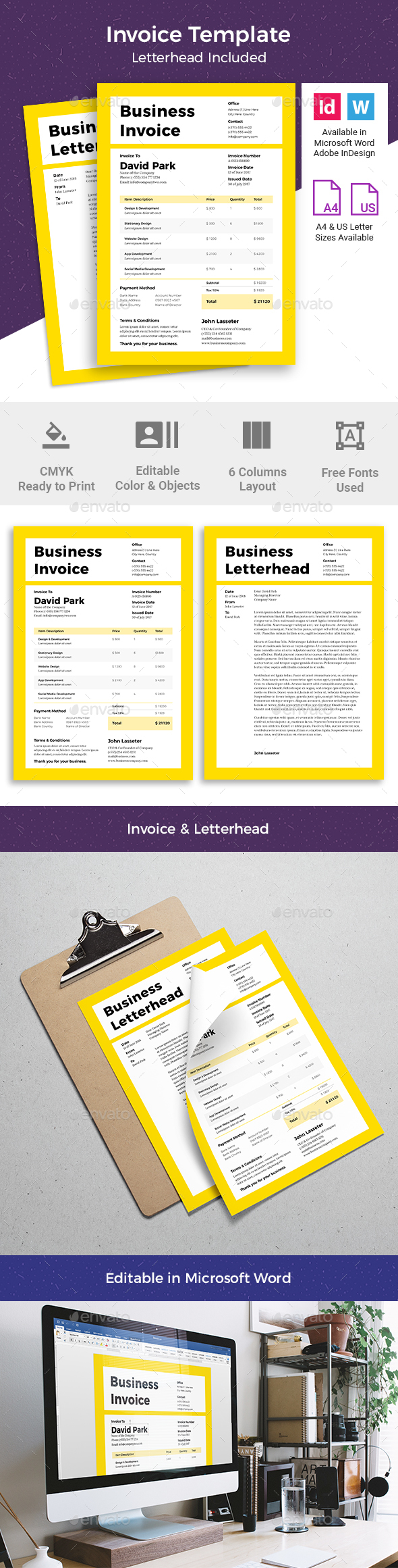 Business Invoice - Proposals & Invoices Stationery