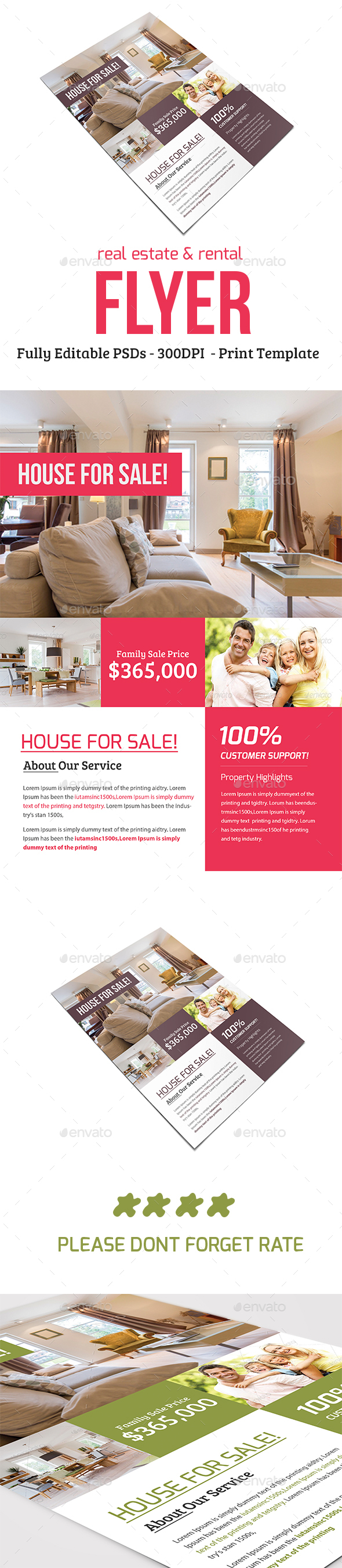 Real Estate & Rental Flyer - Commerce Flyers