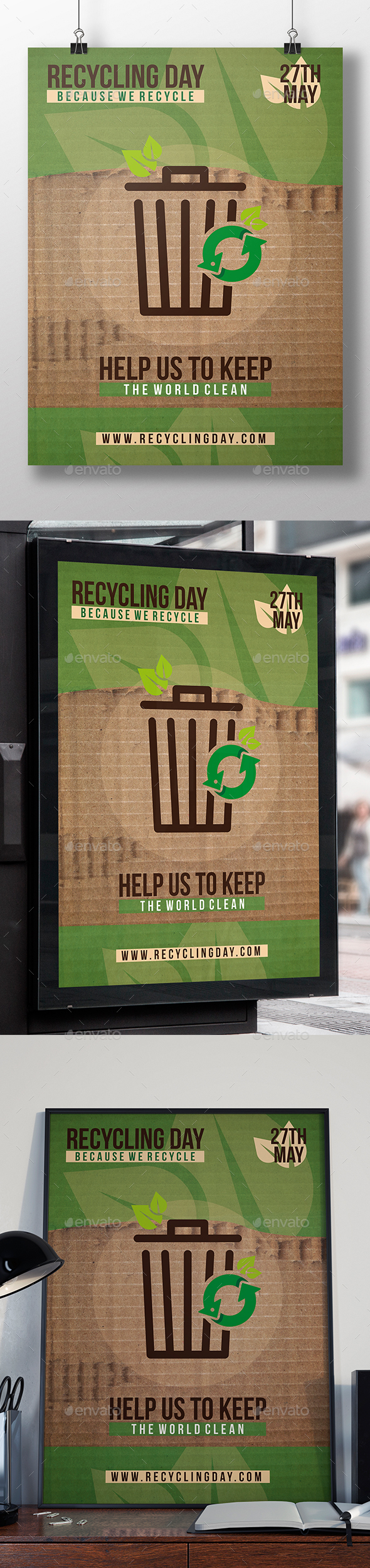 Recycling Event Flyer Template - Miscellaneous Events