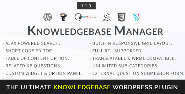 BWL Knowledge Base Manager - CodeCanyon Item for Sale