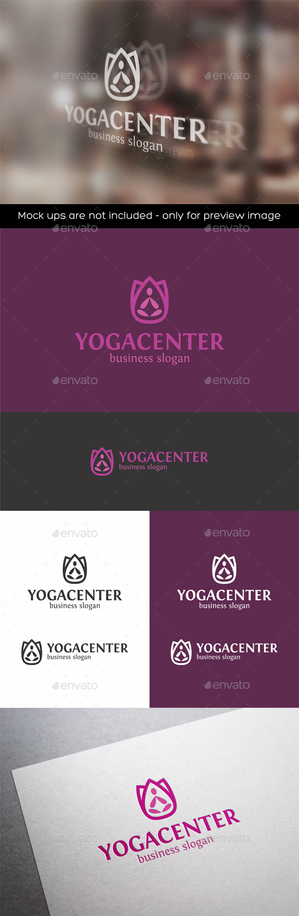 Yoga Center Logo - Symbols Logo Templates