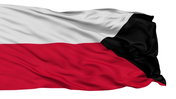 Bratislava City Isolated Waving Flag alt