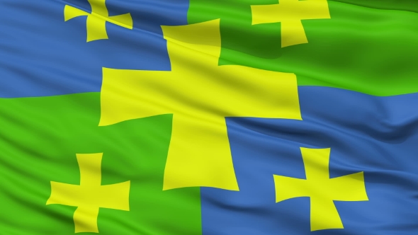 Kutaisi City  Waving Flag alt